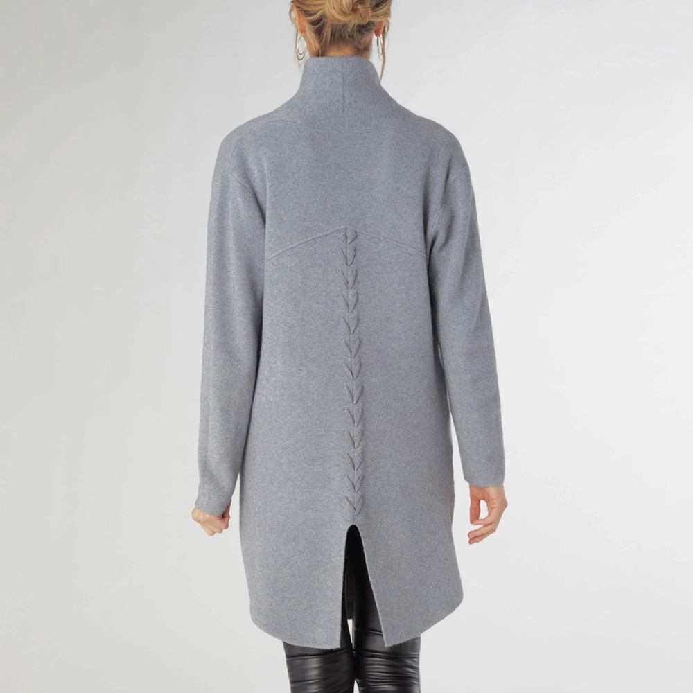 LISTING FOR ELLIE - Heavenly-Luxe Long Cardigan with Lattice Back - Picture 8 of 8